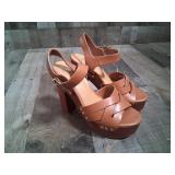 Womens Gianni Bini Wedge Sandals Size 6.5