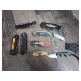 Pocket Knife Lot 10 Knives