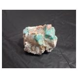 Amazonite Ethiopia Crystal Cluster Geode 168g