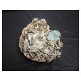 Aquamarine Crystal Muscovite Matrix 1600g