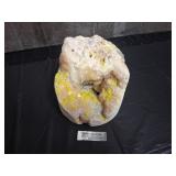 Yellow Sulfur Agaronite Crystal Matrix 2150g