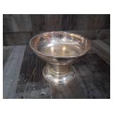 Antique Large Silver Plate Serving Bowl