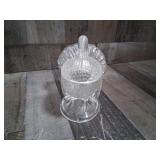 Vintage LE Smith Tom Turkey Glass Candy Dish