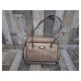 Vintage Samsonite Brown Diamond Carry On Bag