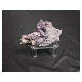 Purple Flourite Mineral Specimen 91g