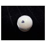 Violet Trillion Cut Tanzanite .4ct Weight