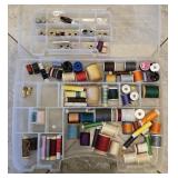 LARGE LOT OF ASSORTED THREAD/SPOOLS