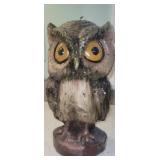 Vintage 10' Art Deco Owl Candle