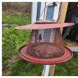 Collapsible Metal Mesh Cardinal Bird Feeder