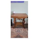 Antique Red Oak, Nova Scotia Mariner SideTable