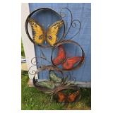 Rustic Metal Butterfly Outdoor Fence/Wall Decor
