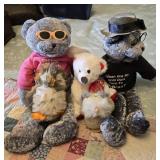 COLLECTION OF NOVELTY STUFFED BEARS
