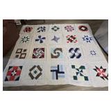 EARLY 1900'S HANDMADE PATCHWORK QUILT