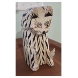 HAND CARVED INDONESIAN FOLK ART CAT