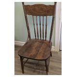 Antique Bass River Pressed Back Chair