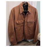 Brooks Brothers Leather Bomber Jacket
