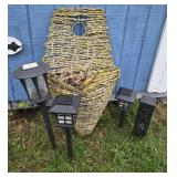 Outdoor Hanging Planter/ Landscape Lights