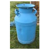 Rustic Metal Milk Churn Farmhouse Decor