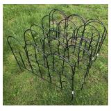 Outdoor Metal Lawn & Garden Fence Panels