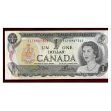 CANADA 1973 $1 BANKNOTE BC-46b 3 LETTER PREFIX