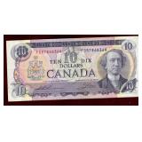 CANADA 1971 $10 BANKNOTE BC-49e VF