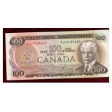 CANADA 1971 $100 BANKNOTE BC-52b VF
