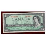 CANADA 1954 $1 CBNC BANKNOTE BC-37b VF