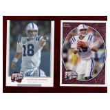 PEYTON MANNING 2008 UD HEROES CARDS x2