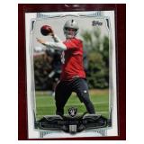 DEREK CARR 2014 TOPPS ROOKIE FOOTBALL CARD