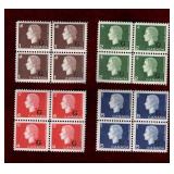 CANADA MINT QEII CAMEO OVERPRINT BLKS 4