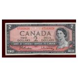 CANADA 1954 $2 BANKNOTE BC-38b