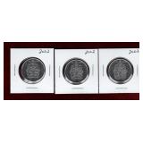CANADA 3 QEII 2002 GOLDEN JUBILEE 50 CENT COINS