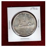 CANADA 1966 SILVER DOLLAR