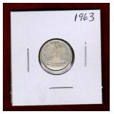 CANADA 1963 SILVER DIME