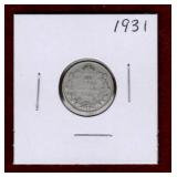 CANADA 1931 SILVER DIME