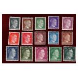 GERMANY 15 MNH STAMPS THIRD REICH