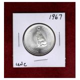 CANADA CENTENNIAL 1967 SILVER 50 CENT COIN