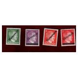 AUSTRIA OCCUPIED MINT STAMPS SCOTT # 390-393