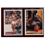 DENNIS RODMAN 2 DIFFERENT UD BASKETBALL CARDS