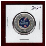 CANADA 2024 COMMEMORATIVE COLOURED TOONIE