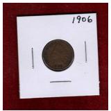 USA 1906 INDIAN HEAD PENNY