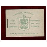 CANADA COMPLETE 1942 BOOKLET KGVI STAMPS