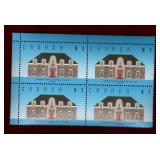 CANADA MNH BLK 4 RUNNYMEDE LIBRARY STAMPS