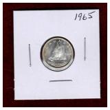 CANADA 1965 SILVER DIME UNC