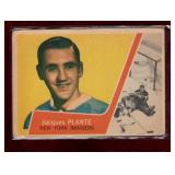 JACQUES PLANTE 1963-64 OPC HOCKEY CARD crease