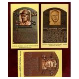 DETROIT TIGERS 3 COOPERSTOWN HOFers POSTCARDS