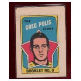 GREG POLIS 1971-72 OPC INSERT BOOKLET