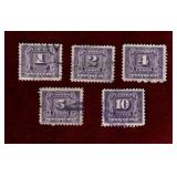CANADA USED 2ND POSTAGE DUE ISSUE SET