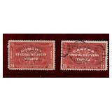 CANADA 2 USED 1930 SPECIAL DELIVERY STAMPS
