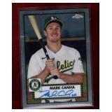 MARK CANHA 2021 CHROME PLAT ANN AUTO CARD